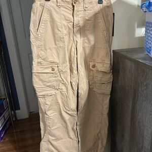 American Eagle Outfitters Beige Cargo Pants
